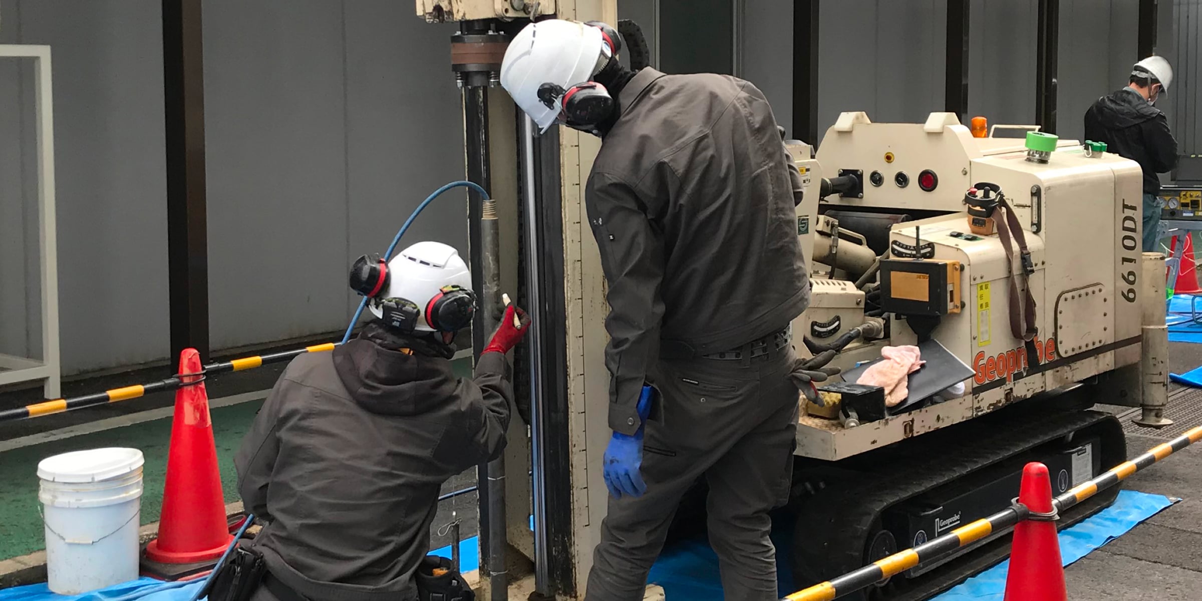 ダイレクトセンシングの作業状況